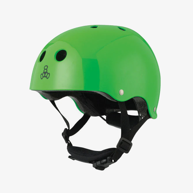 Triple 8 Lil 8 Certified Youth Helmet Neon Green Gloss