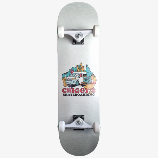 Chiggy's Skateboarding Complete White