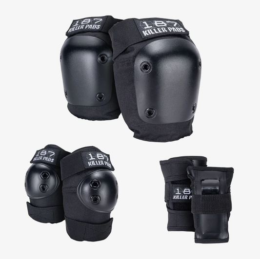 187 Killer Pads Six Pack Black